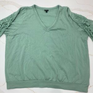 Torrid Mint V-Neck Top